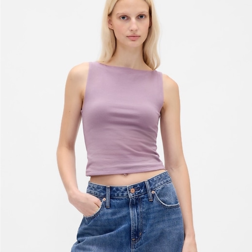 GAP Closeknit boatneck tank top